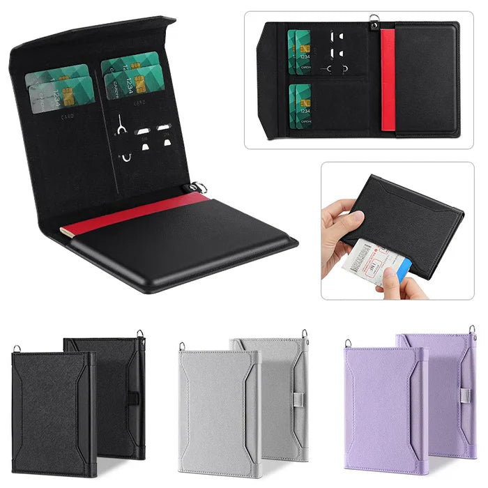 Porte-Passeport de Luxe Multifonction avec Sécurité et Organisation Optimale